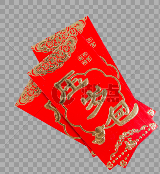 喜庆氛围春节压岁红包图片素材免费下载