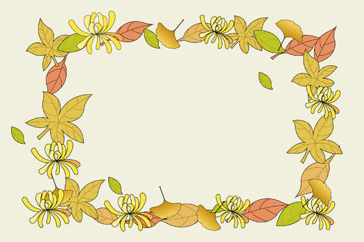 秋天植物花卉背景图片素材免费下载