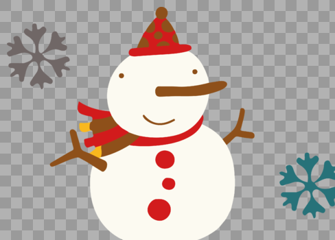 雪人圣诞节装扮图片素材免费下载