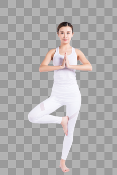健康女性在做瑜伽图片素材免费下载