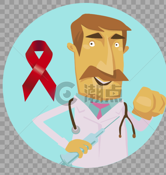 预防艾滋病男医生图片素材免费下载