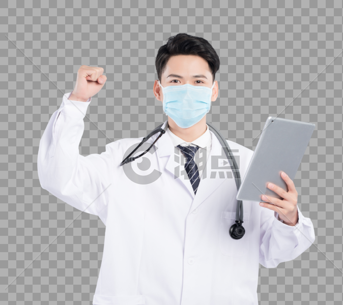 医生手持平板电脑图片素材免费下载