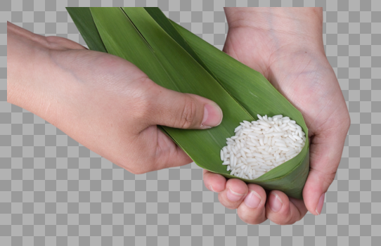 端午节传统手工包粽子过程图片素材免费下载