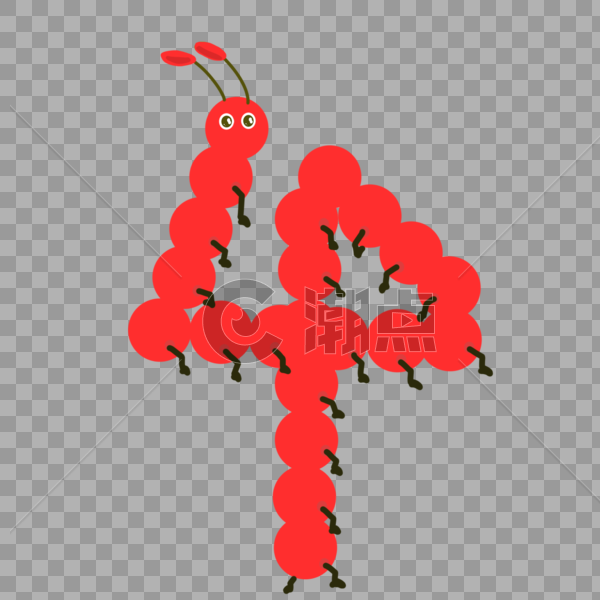 卡通数字4字体图片素材免费下载