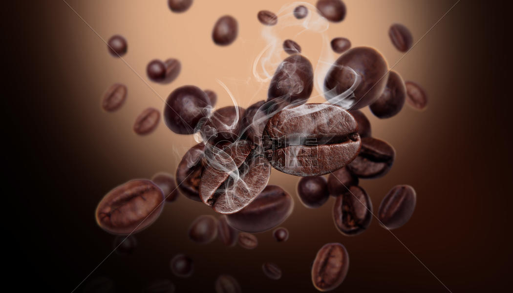 创意咖啡豆背景图片素材免费下载