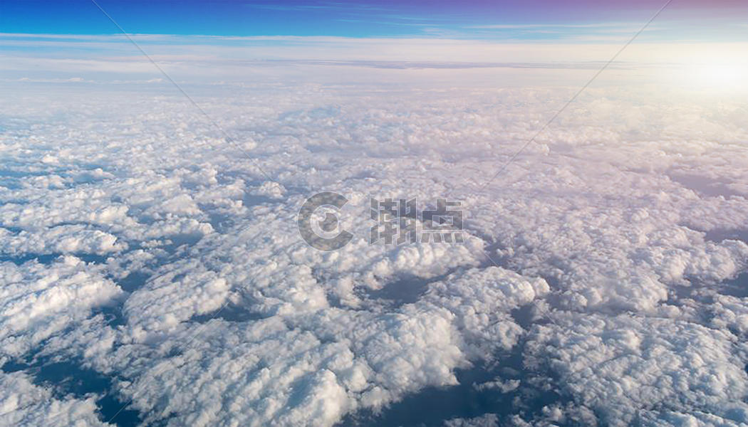 高空云端背景图片素材免费下载
