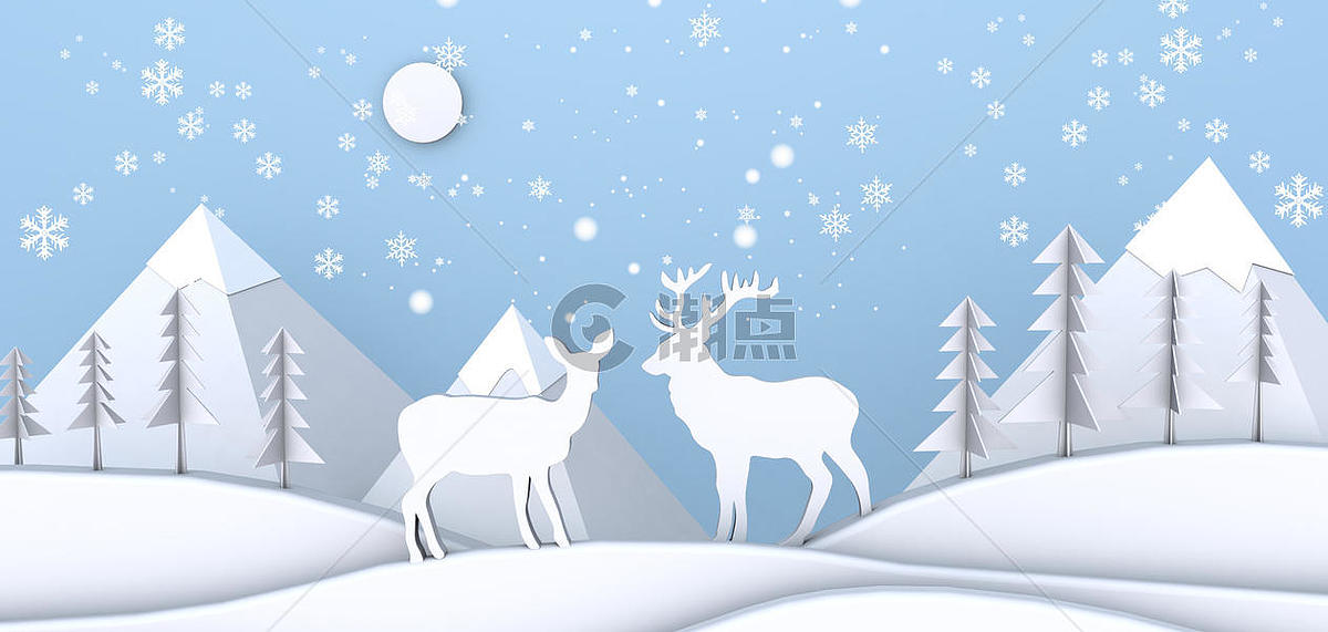 冬季圣诞背景图片素材免费下载