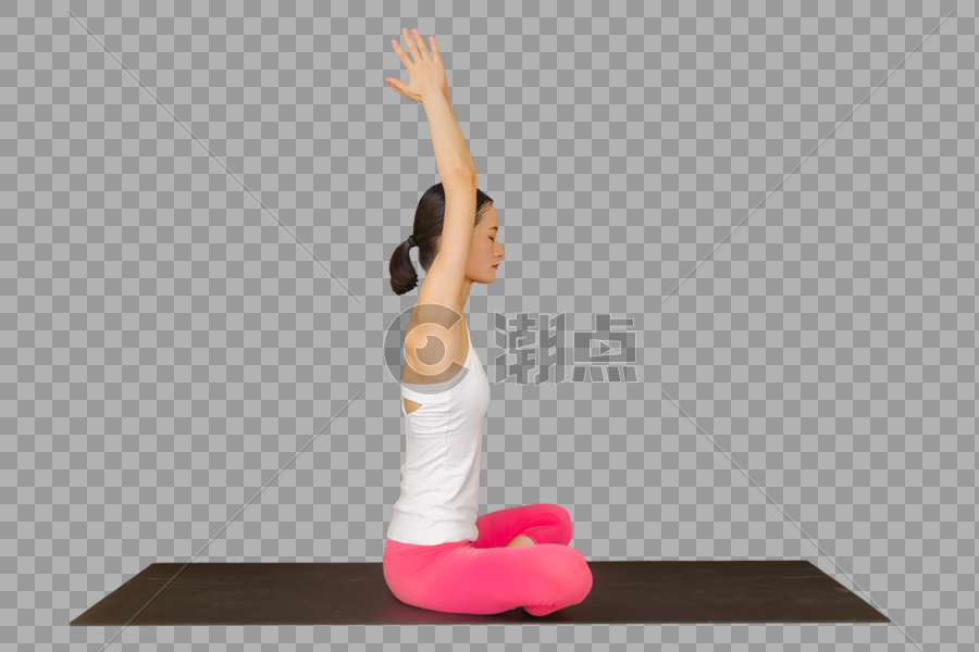 室内瑜伽女性运动图片素材免费下载