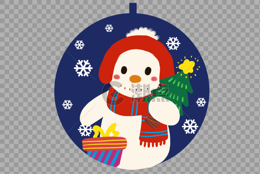 圣诞雪人图片素材免费下载