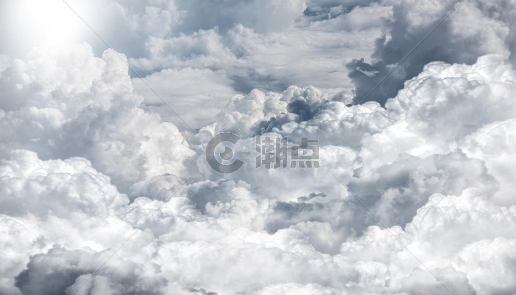 高空云端背景图片素材免费下载