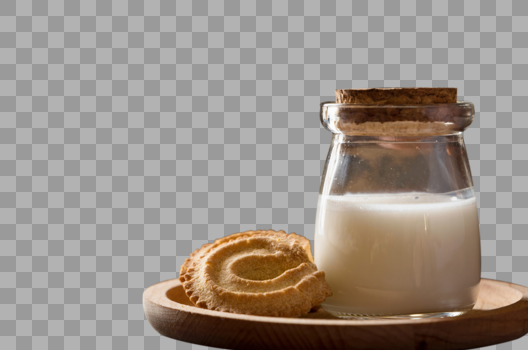 牛奶饼干图片素材免费下载