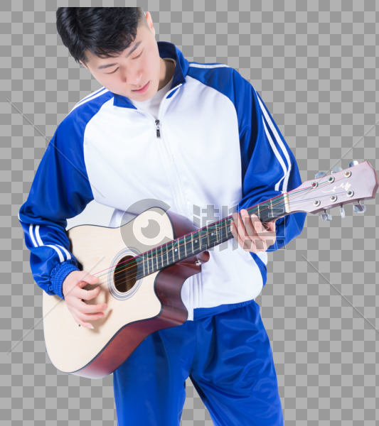 男性音乐吉他演奏图片素材免费下载