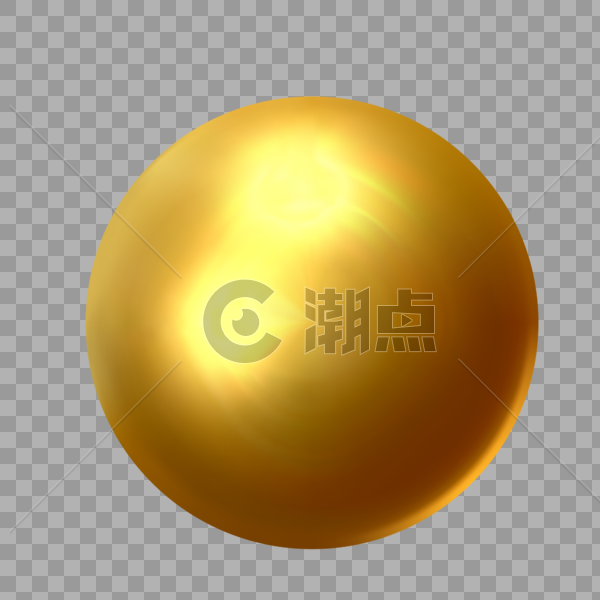 金色球体图片素材免费下载