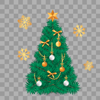 圣诞树元素图片素材免费下载