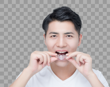 男性带牙套图片素材免费下载