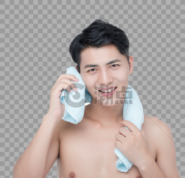 男性洗澡图片素材免费下载