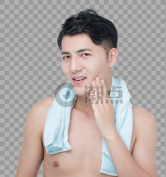 男性洗澡图片素材免费下载
