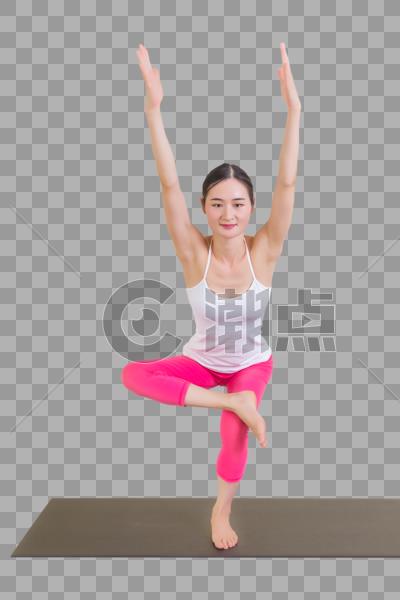 室内瑜伽女性运动图片素材免费下载