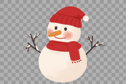 圣诞节冬季雪人图片素材免费下载