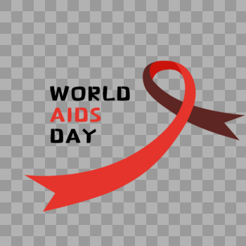 创意世界艾滋病日标志图片素材免费下载