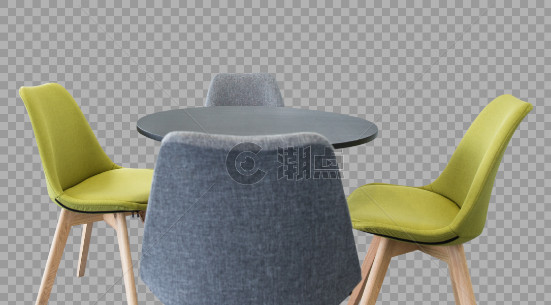 简单干净清新设计桌椅房间图片素材免费下载