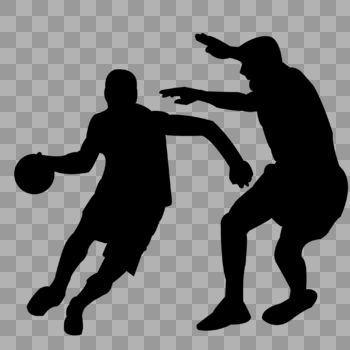 篮球运动员剪影免扣素材图片素材免费下载