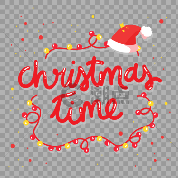 创意圣诞节快乐英文字母素材图片素材免费下载