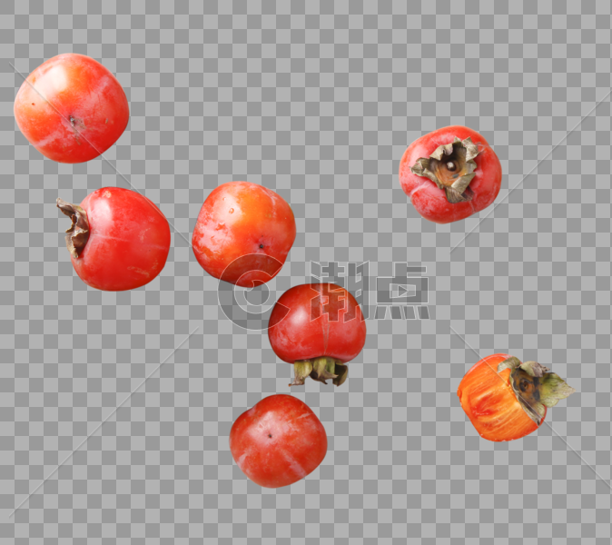 新鲜柿子图片素材免费下载