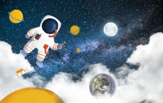 儿童宇航员图片素材免费下载