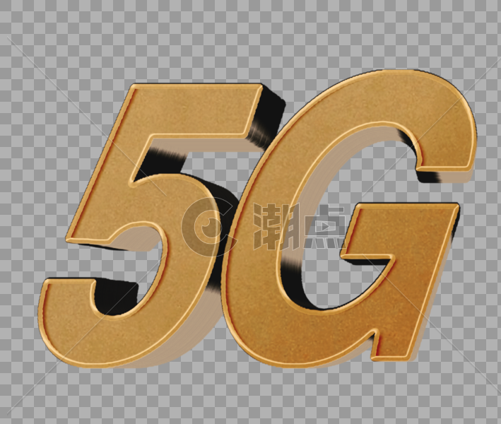 5G立体字体图片素材免费下载