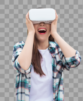 旅行VR女孩图片素材免费下载