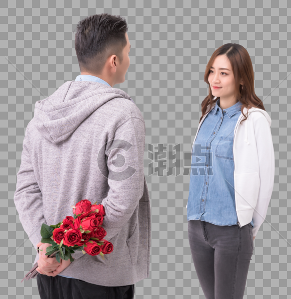 情人节送玫瑰花表白图片素材免费下载