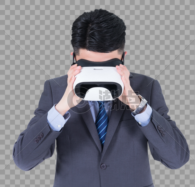 男性商务VR眼镜图片素材免费下载