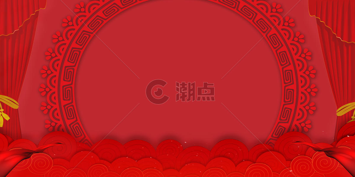 中国风红色场景图片素材免费下载
