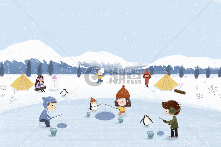 冬季插画图片素材免费下载