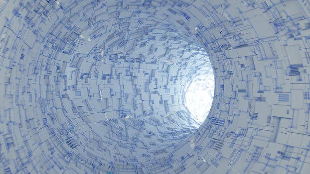 科技科幻抽象隧道图片素材免费下载