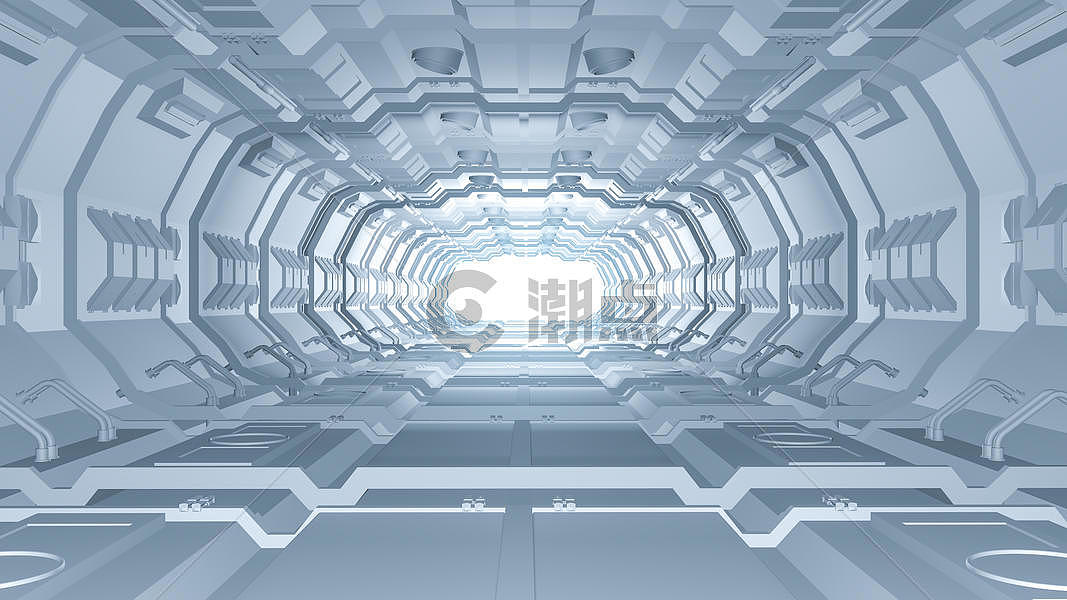 科幻隧道空间图片素材免费下载