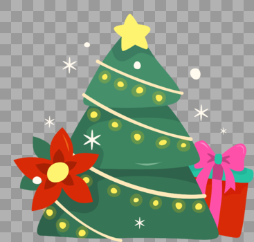 绿圣诞树图片素材免费下载