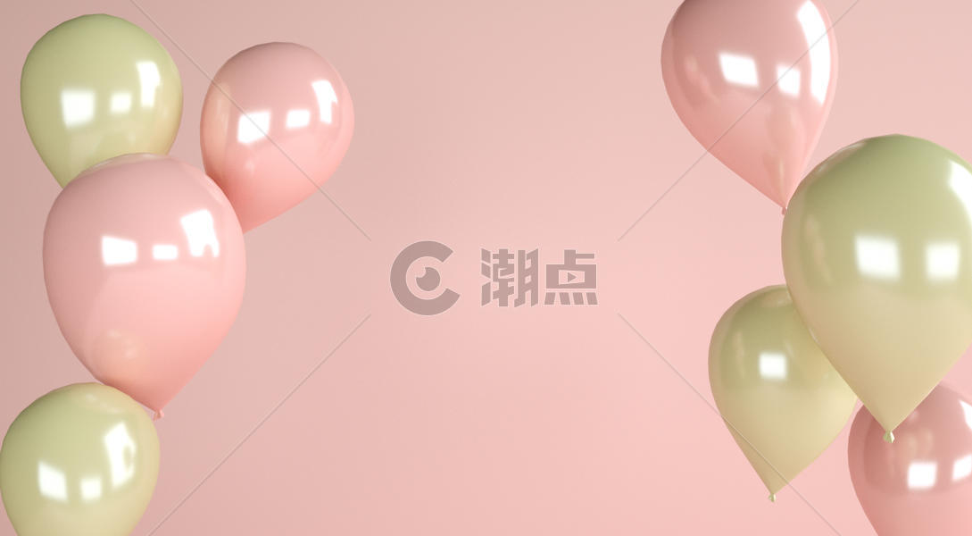 抽象气球场景图片素材免费下载