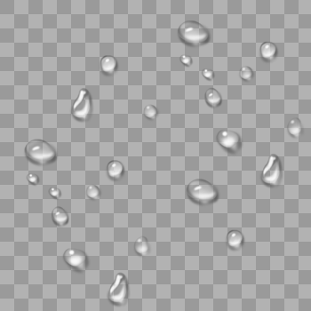 雨滴水滴透明水珠图片素材免费下载