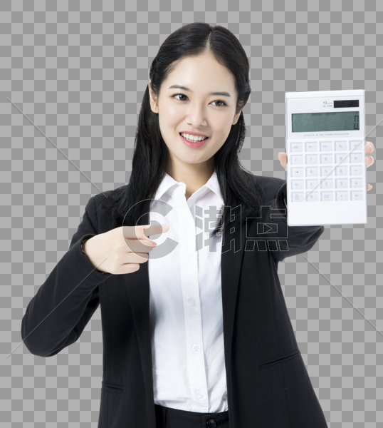商务女性商业计算图片素材免费下载