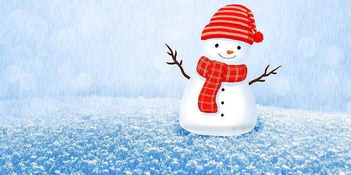 雪人雪景图片素材免费下载
