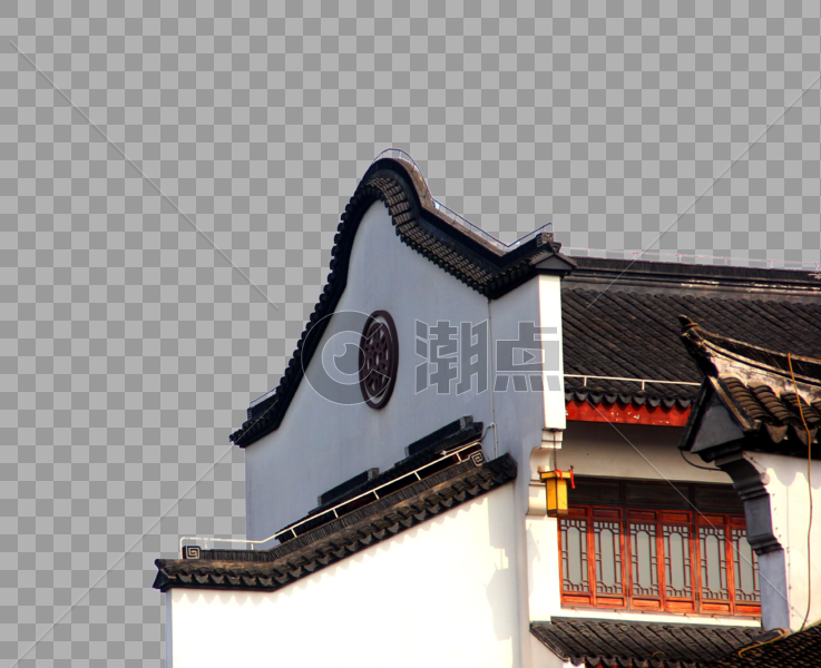 上海古韵老建筑屋顶图片素材免费下载