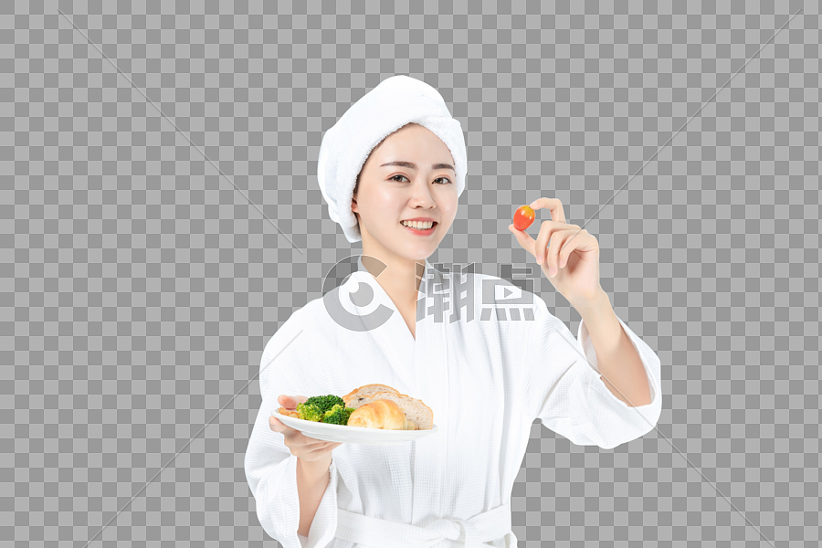 美女端盘子设计元素1920*1280图片素材免费下载-编号226499-潮点视频