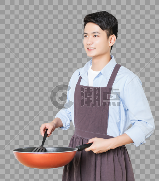做饭的男生图片素材免费下载