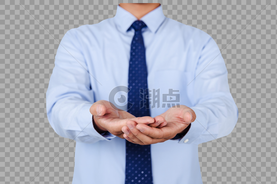 商务职业男性关怀手势图片素材免费下载