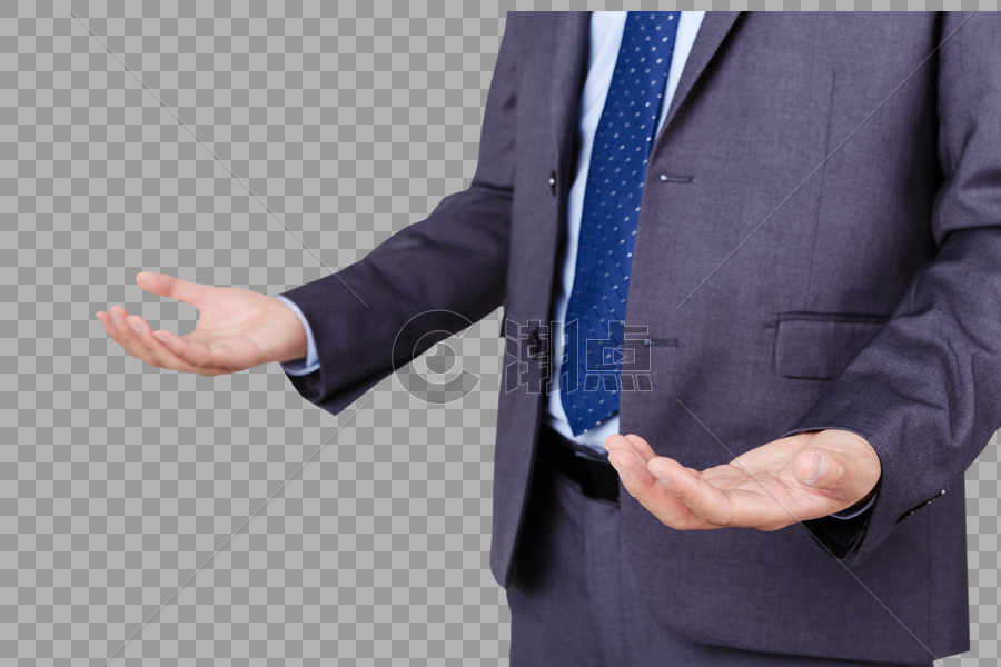 商务职业男性手势展示图片素材免费下载