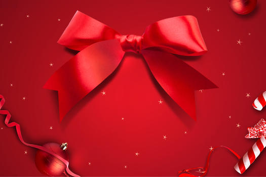 红色圣诞背景图片素材免费下载