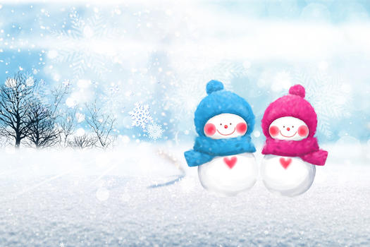 下雪的冬天图片素材免费下载