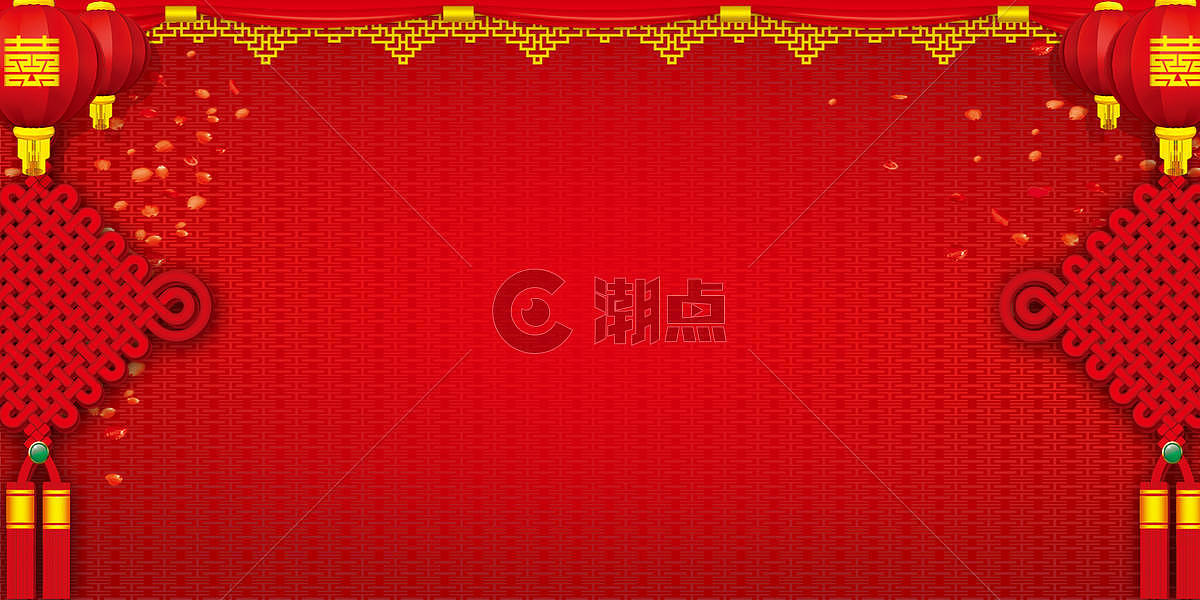 中式婚礼背景图片素材免费下载